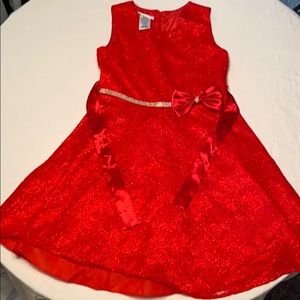 Girl Size 14 Red Bonnie Jean Dress
